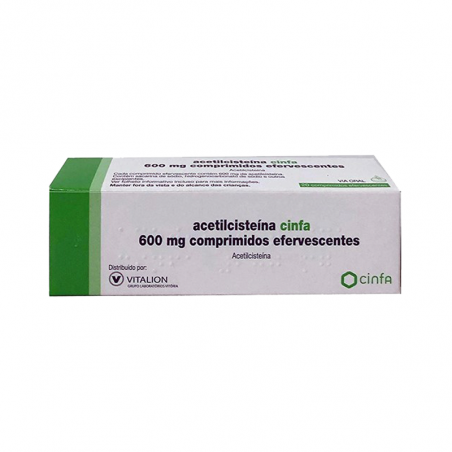 Acetylcysteine Vitória 600mg 20 effervescent tablets