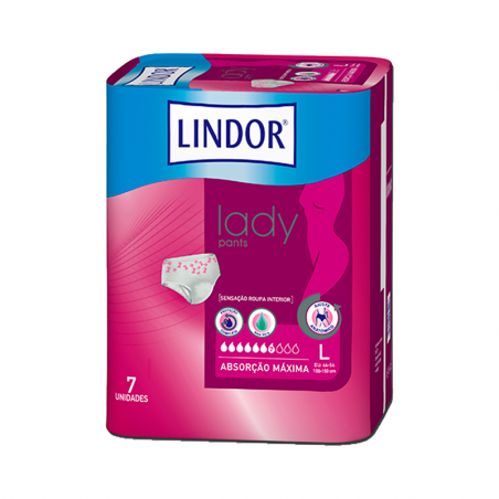 Lindor Lady Pants Grande 7 Unidades Lindor Lady Pants Grande 7 Unidades