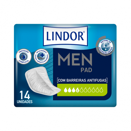 Lindor Men Pad Extra 4 Drops 14 Units