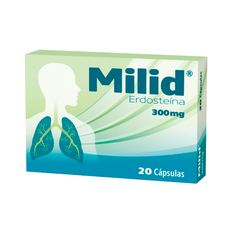 Milid Erdostein 20 Gélules 300mg
