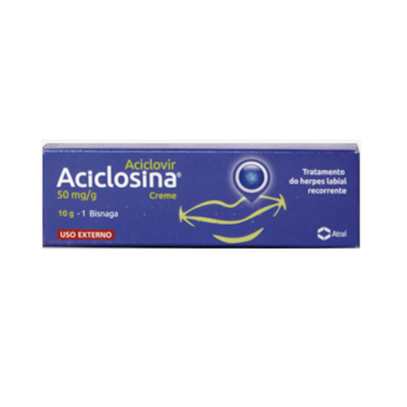Acyclosine 50mg/g Crème 10g