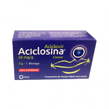 Aciclosina 50 mg / g Crema 2 g