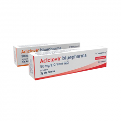 Acyclovir Bluepharma 50mg/g Crème 10g