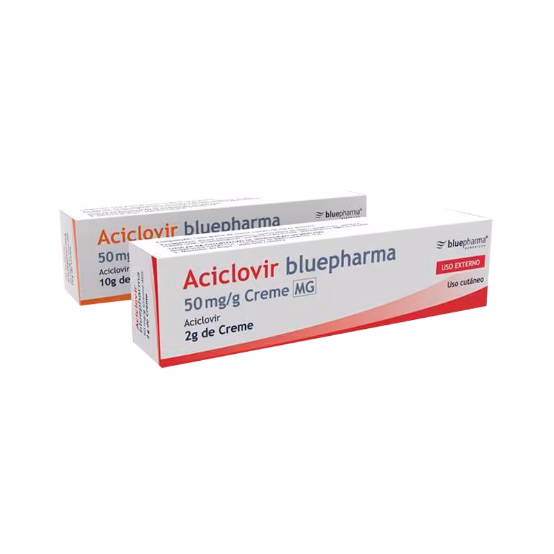 Acyclovir Bluepharma 50mg/g Crème 10g