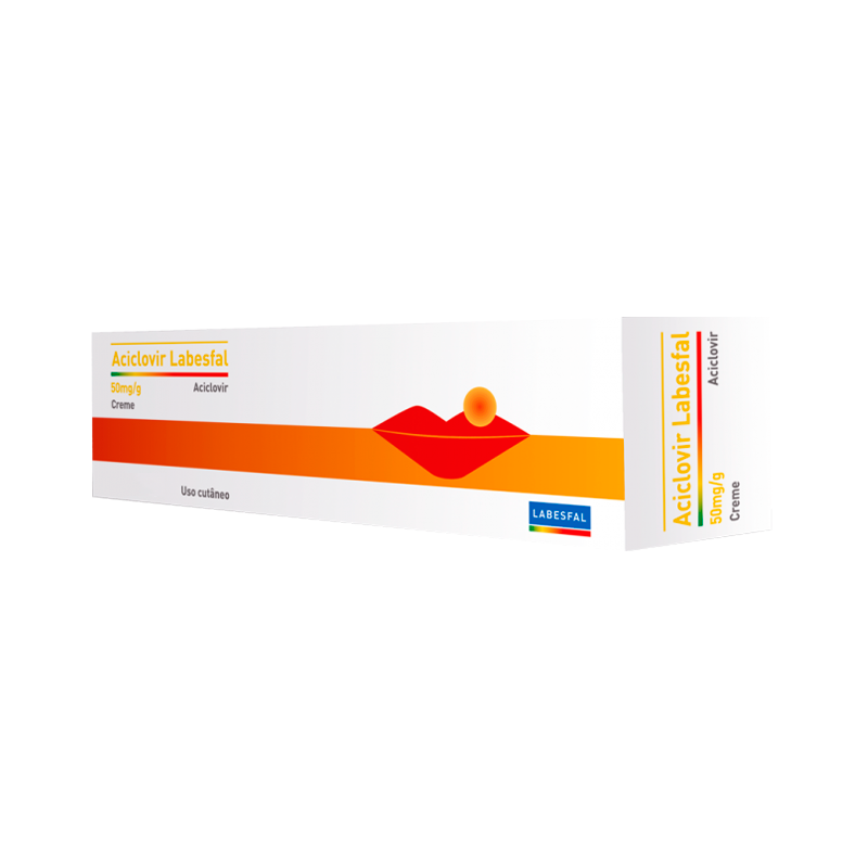 Acyclovir Labesfal 50mg/g Crème 2g