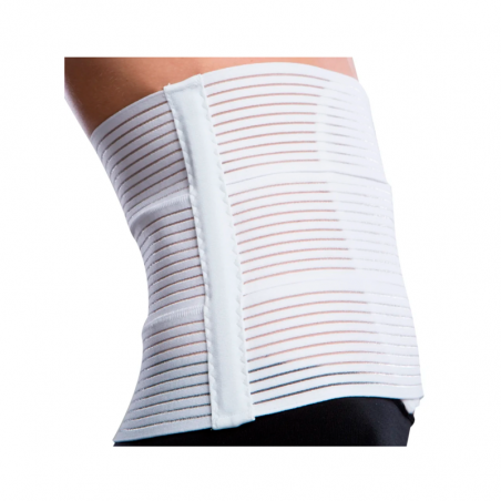 Bande abdominale compressive spéciale Lipoélastique KP Hauteur 23cm 3XL Blanc Bande abdominale compressive spéciale Lipoélastique KP Hauteur 23cm 3XL Blanc