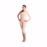 Lipoelastic MHD Comfort Compressive Suit Natural Half Leg 3XL