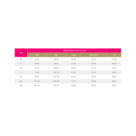Lipoelastic TD Variant Compressive Pants Natural Half Leg XL
