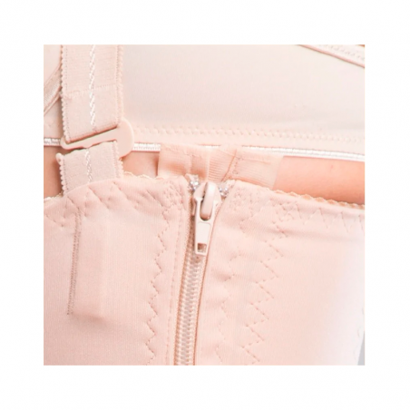 Pantalon de compression Lipoelastic VF Comfort Demi-cuisse + Abdomen naturel S