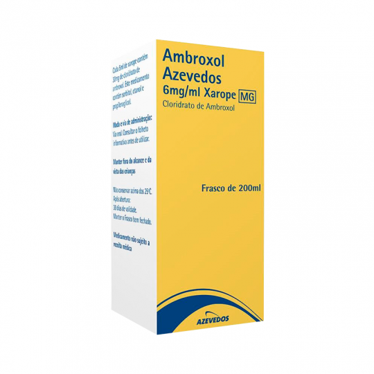 Ambroxol Azevedos 6mg/ml xarope 200ml