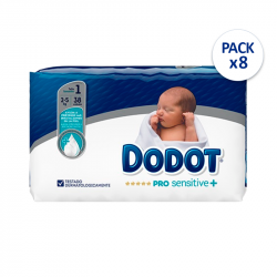 Dodot Pro-Sensitive+ Diapers T1 38 Diapers Pack 8