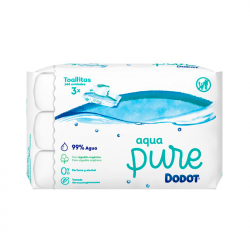 Dodot Aqua Pure Toalhitas 48 unidades Pack 3