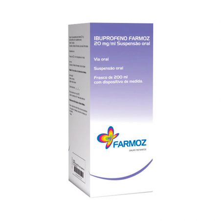 Ibuprofeno Farmoz 20mg/ml Suspensão Oral 200ml