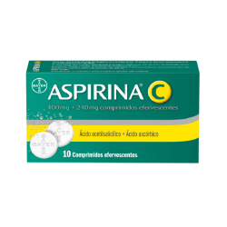 Aspirin 400/240mg 10 effervescent tablets