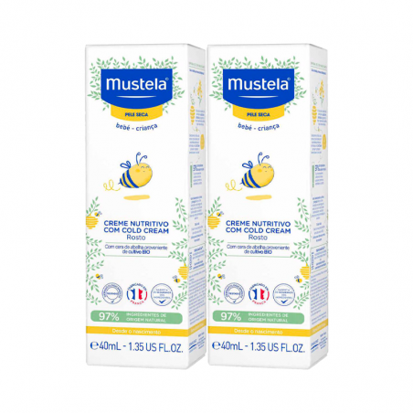 Mustela Creme Nutritivo com Cold Cream 2x40ml