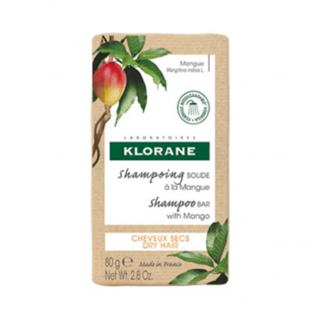 Klorane Mango Butter Solid Shampoo 80gr