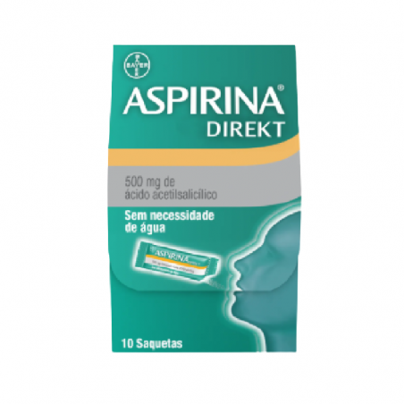 Aspirina Direkt 500mg 10 saquetas