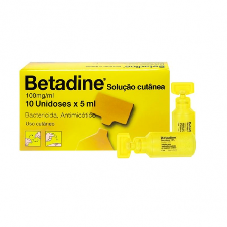 Betadine Cutaneous Solution 100mg / ml 10x5ml