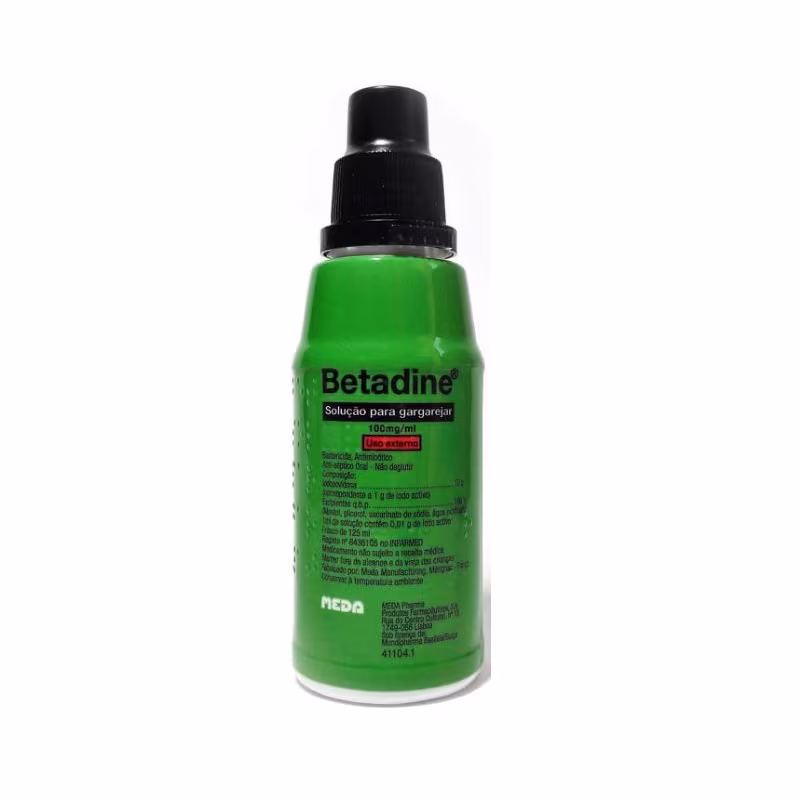 Betadine 100mg/ml Solution pour gargariser 125ml