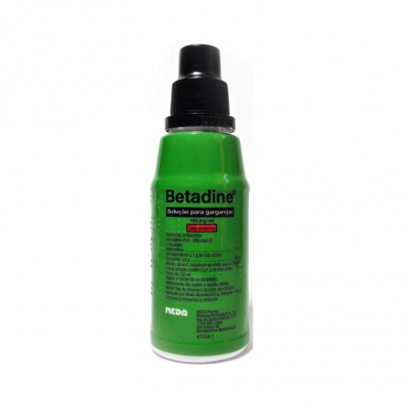 Betadine 100 mg/ml Solução para gargarejar 125ml