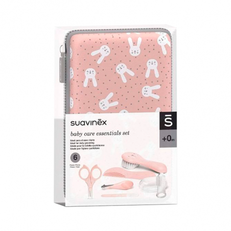 Suavinex Baby Manucure Set 6 Pièces +0M Rose