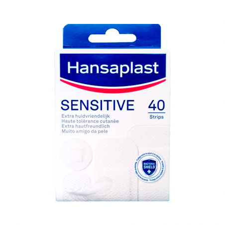 Hansaplast Sensitive 4 Tamaños 40 Unidades
