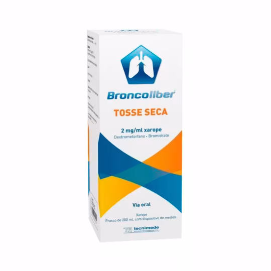 Broncoliber Tosse Seca 2mg/ml Xarope 200ml