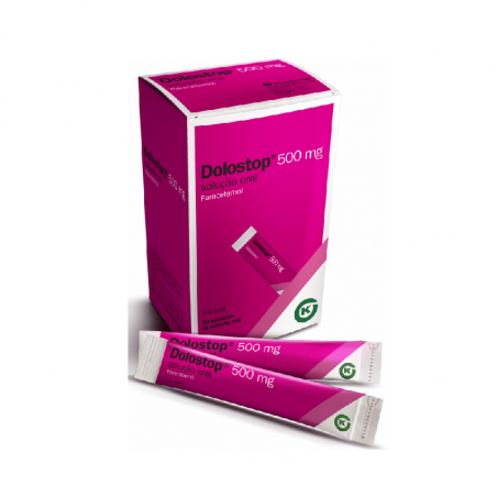 Dolostop 500mg Solution Orale 20 sachets