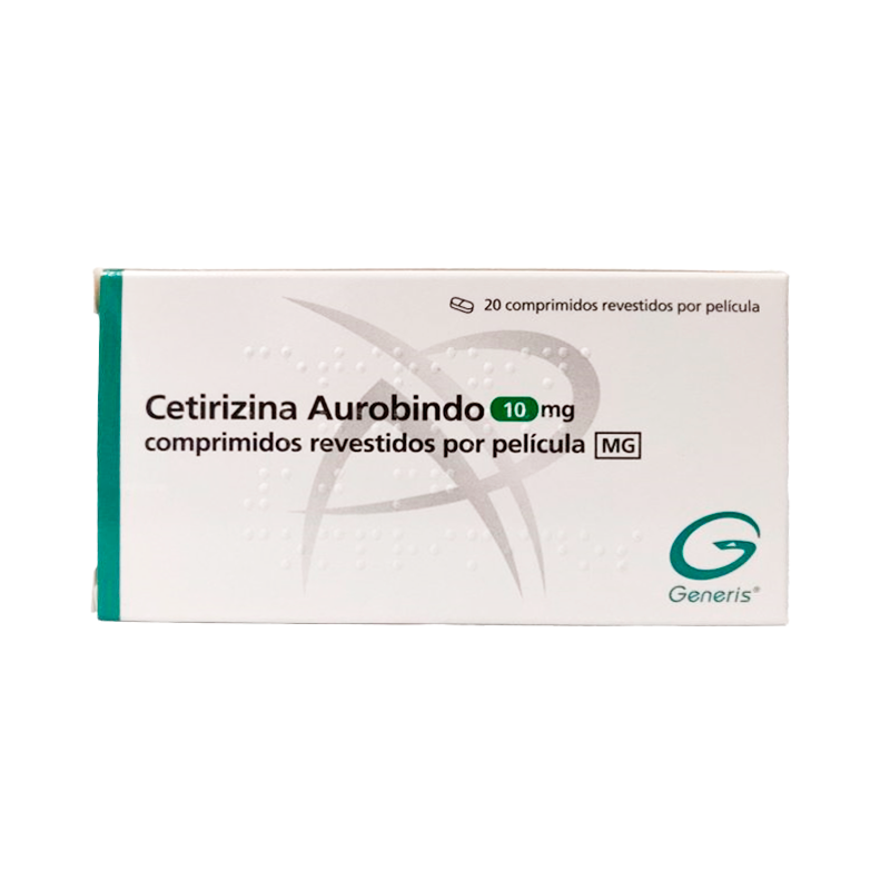 Cétirizine Aurobindo 10mg 20 comprimés