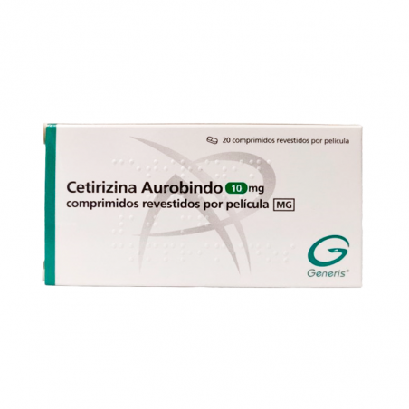 Cetirizina Aurobindo 10 mg 20 pastillas