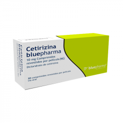 Cetirizina Bluepharma 10mg 20 comprimidos