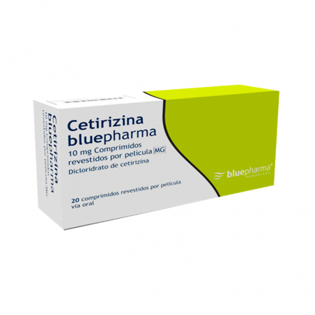 Cetirizina Bluepharma 10 mg 20 comprimidos
