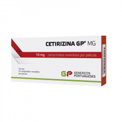 Cetirizina GP 10mg 20 comprimidos