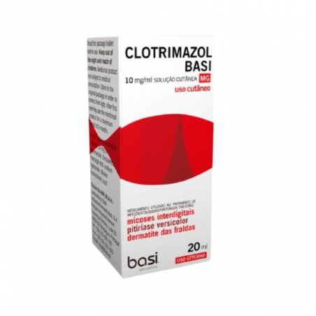 Clotrimazol Basi 10mg/ml Solução Cutânea 20ml