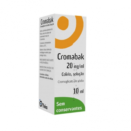 Cromabak 20mg/ml Eye drops 10ml