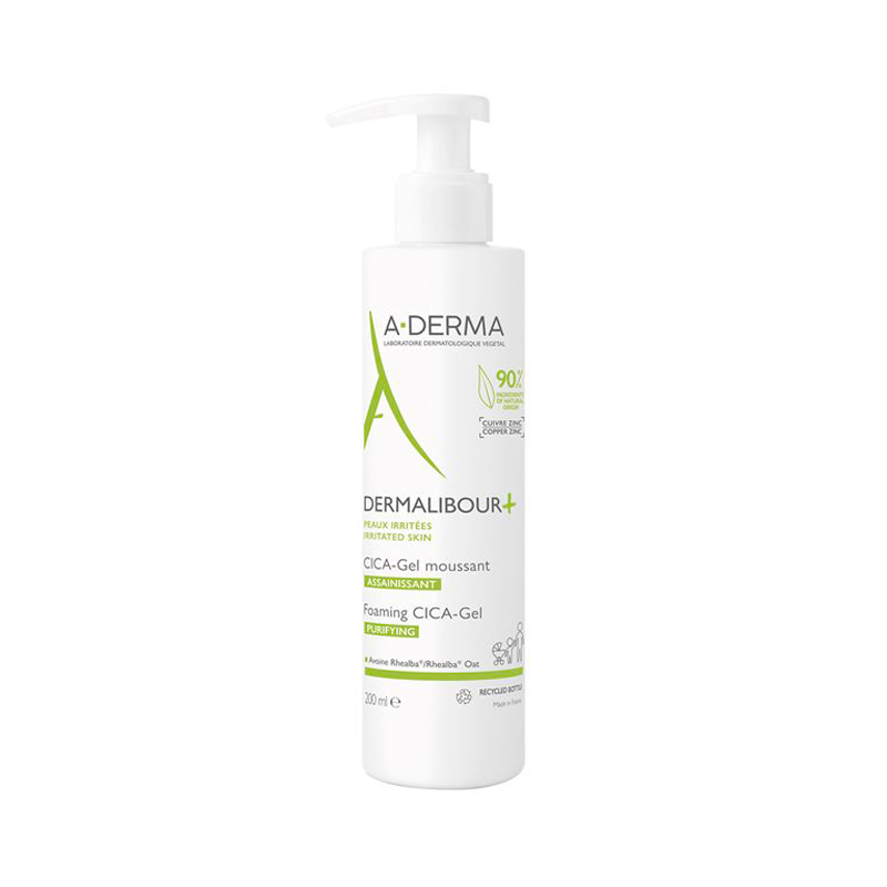 A-Derma Dermalibour+ Cica Gel Espuma Purificante 200ml
