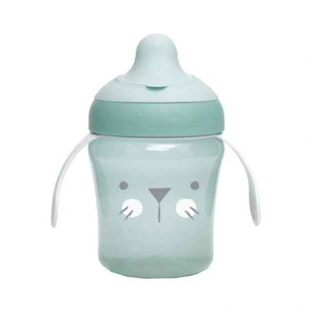 Suavinex Tasse d'apprentissage + 6m 200ml Vert Suavinex Tasse d'apprentissage + 6m 200ml Vert