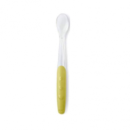 NUK Easy Learning Soft Silicone Spoon 4m + 2 units Green