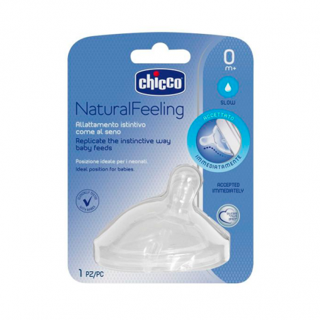 Chicco NaturalFeeling Tetina Flujo Normal 0m +