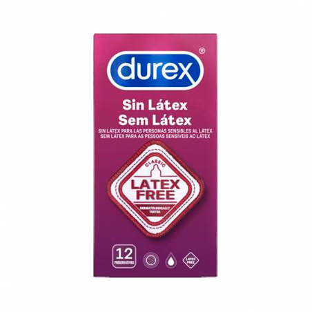 Preservativos sin látex Durex 12 unidades