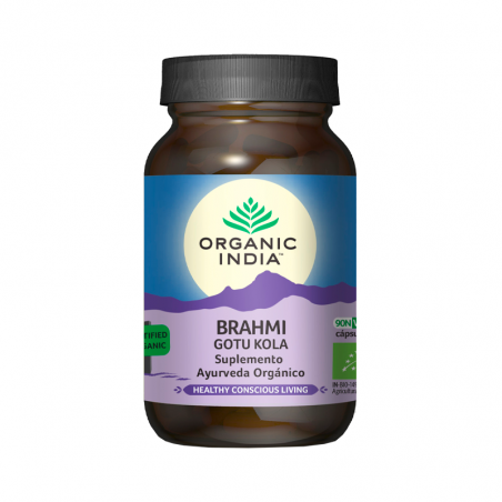 Organic India Brahmi-Gotu Kola 90 Cápsulas