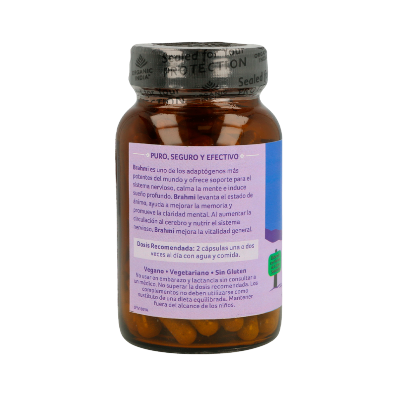 Organic India Brahmi-Gotu Kola 90 Capsules