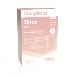Completus Zinc 20mg 30 cápsulas