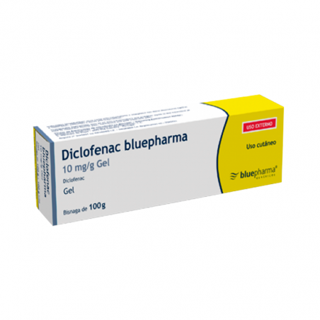 Diclofenaco Bluepharma 10mg/ml Gel 100g Diclofenaco Bluepharma 10mg/ml Gel 100g