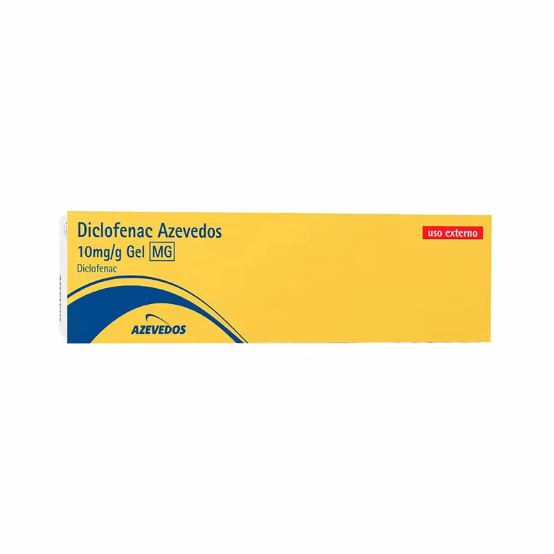 Diclofénac Azevedos 10mg/ml Gel 100g
