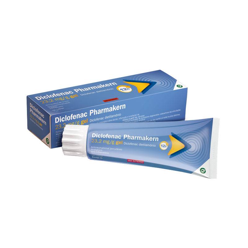 Diclofénac Pharmakern 23.2mg/ml Gel 100g