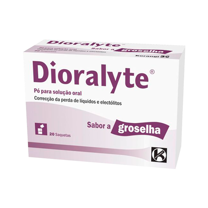 Dioralyte Sabor Groselha 20 saquetas