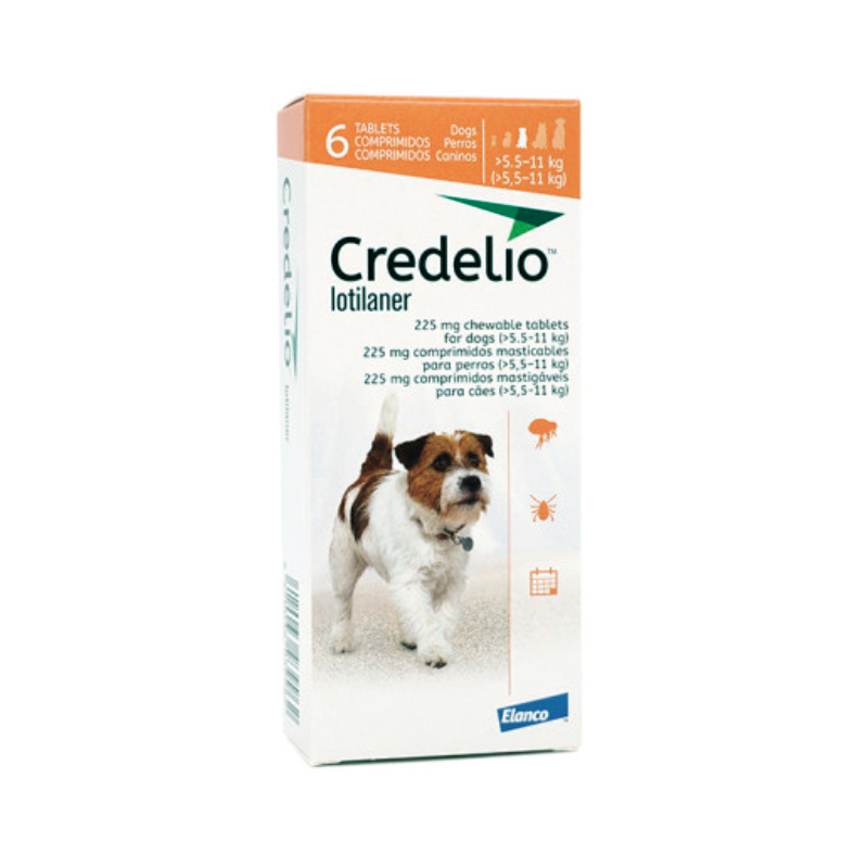 Credelio 225mg 5,5-11Kg 6 comprimidos