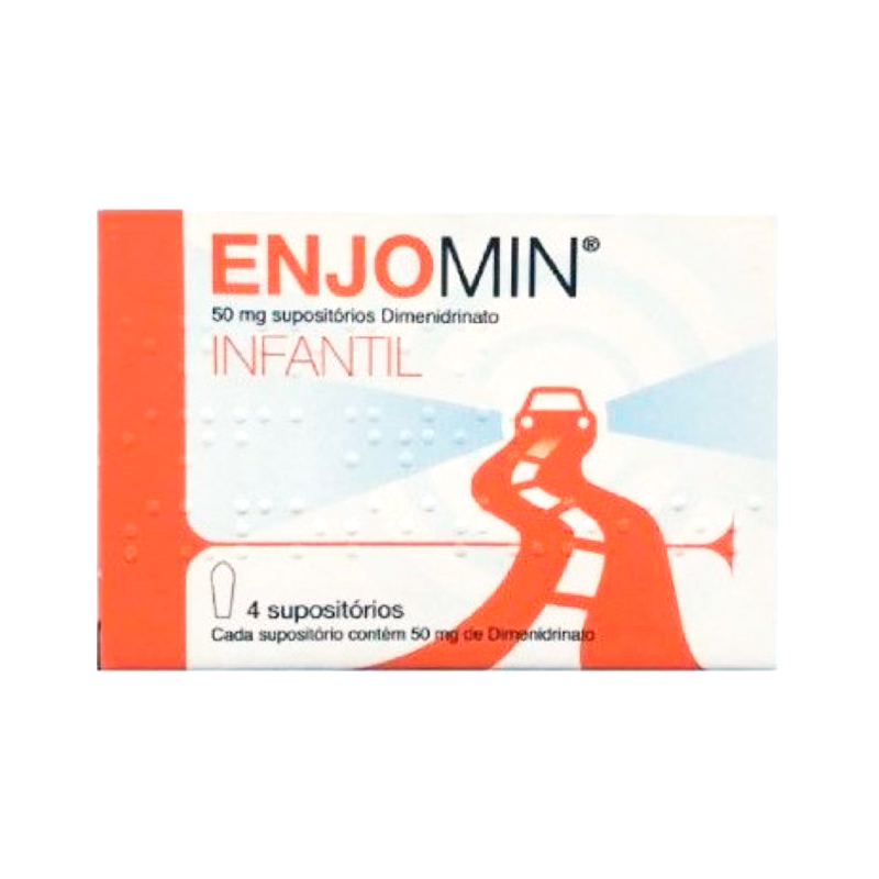 Enjomin Infantil 50mg 4 supositórios