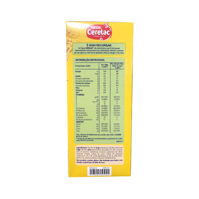 Nestlé Cerelac Para Preparar com Leite 6m+ 1kg